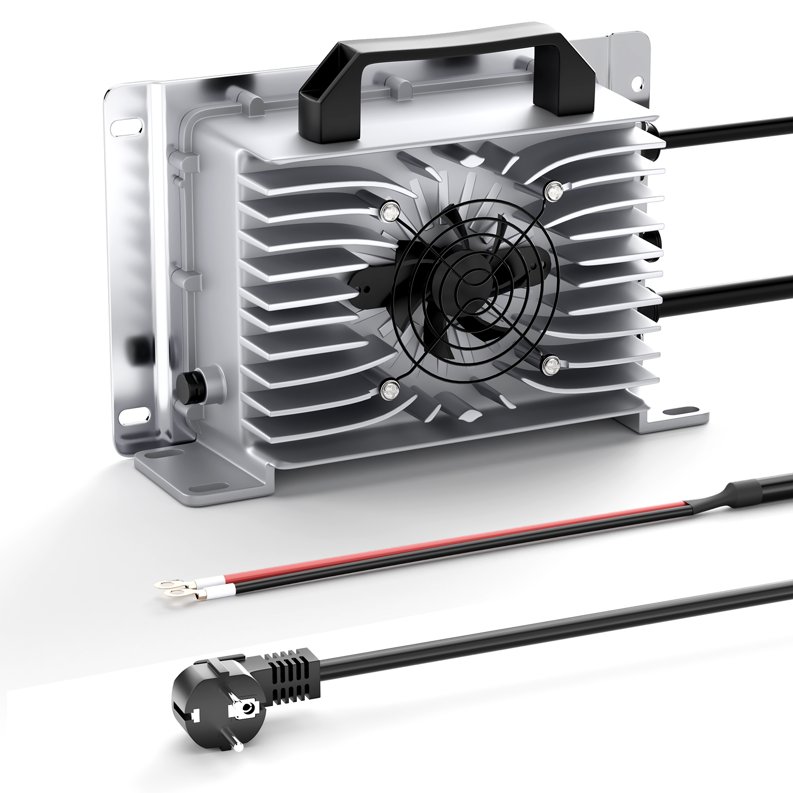 Carregador de bateria de lítio Lifepo4 Suraziki 54,75 V 30 A para 48 V 15S Bateria, à prova de água, carregador de ativação BMS 0V para autocaravanas, barcos, carrinhos de golfe, sistema de armazenamento de energia