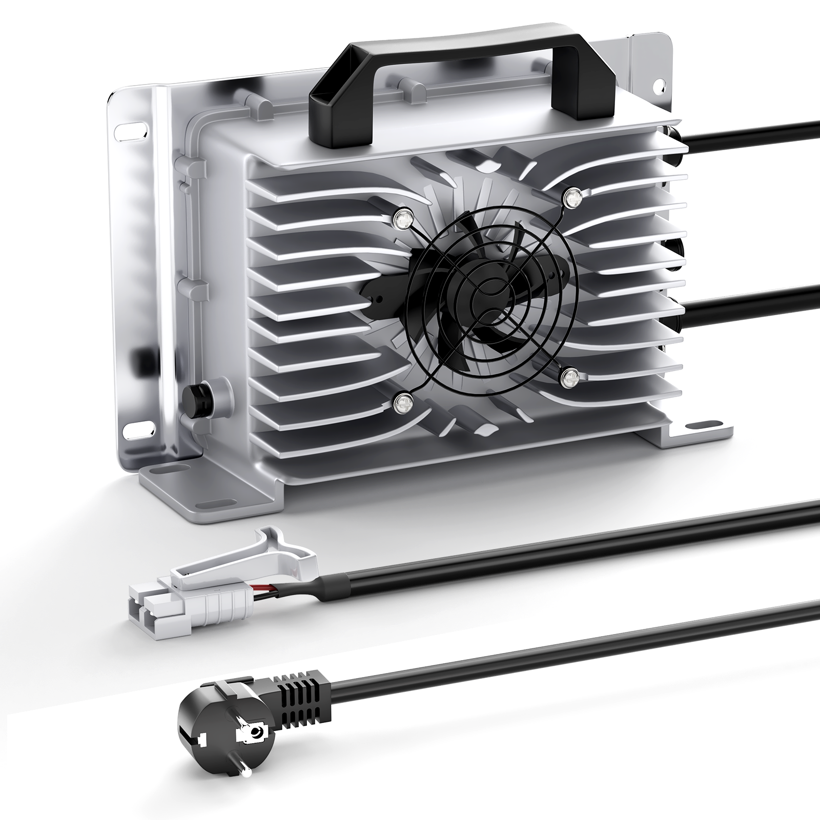 Carregador de bateria de lítio Lifepo4 Suraziki 54,75 V 30 A para 48 V 15S Bateria, à prova de água, carregador de ativação BMS 0V para autocaravanas, barcos, carrinhos de golfe, sistema de armazenamento de energia