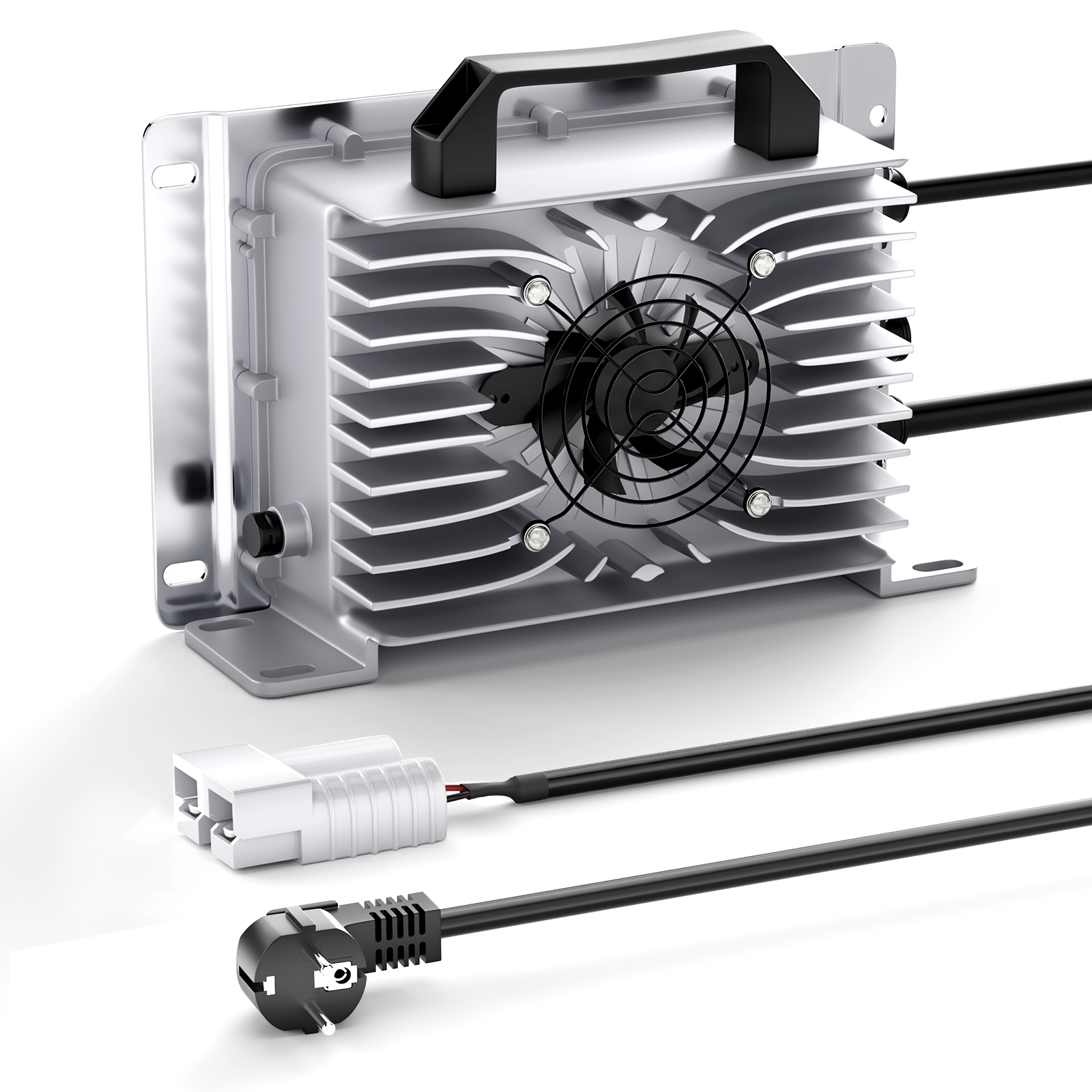 Carregador de bateria de lítio Lifepo4 Suraziki 54,75 V 30 A para 48 V 15S Bateria, à prova de água, carregador de ativação BMS 0V para autocaravanas, barcos, carrinhos de golfe, sistema de armazenamento de energia